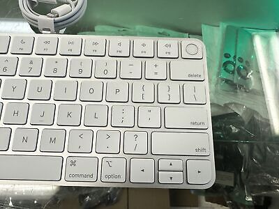 Genuine Apple Magic Keyboard with Touch ID for m1/m2 Macs White / Silver  A2449 - Görsel 5