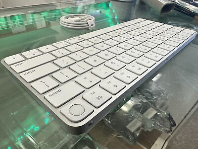 Genuine Apple Magic Keyboard with Touch ID for m1/m2 Macs White / Silver  A2449 - Görsel 6