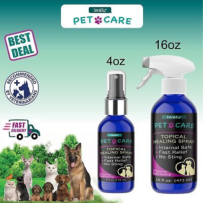 DOG SKIN ALLERGIES TREATMENT Soothing Antifungal Kills Parasites Bacteria Spray - Görsel 1