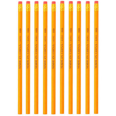 15 HB Pencils - Pencil With Eraser Rubber Tip School Stationery Kids Learning - Görsel 1