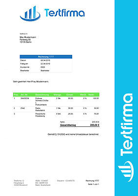 Software,Rechnungsprogramm,Angebote,Lieferscheine,Ware,Kunden,Auswertung,Mahnung - Görsel 3