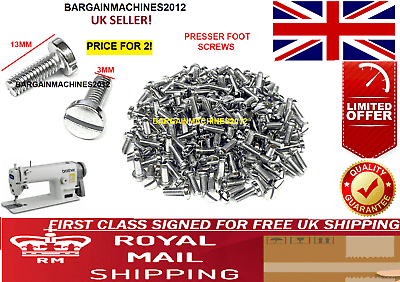 BROTHER LOCKSTITCH PRESSER FOOT SCREW (2 PIECE) INDUSTRIAL SEWING MACHINE PART - Görsel 2