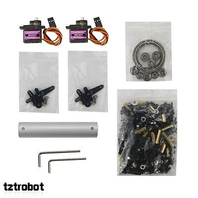 6 Axis Robot Arm Frame 6 DOF Mechanical Arm Industrial Robot Model 7 Servos DIY - Görsel 3