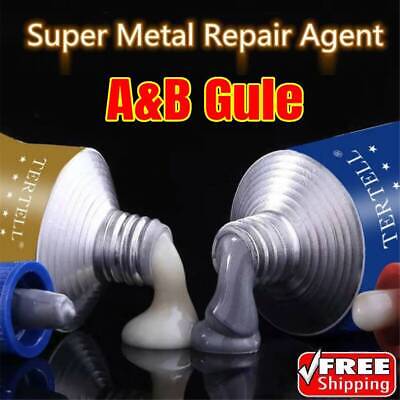 Industrial Metal Repair Paste Glue Heat Resistance Cold Weld Adhesive AB Gel NEW - Görsel 1