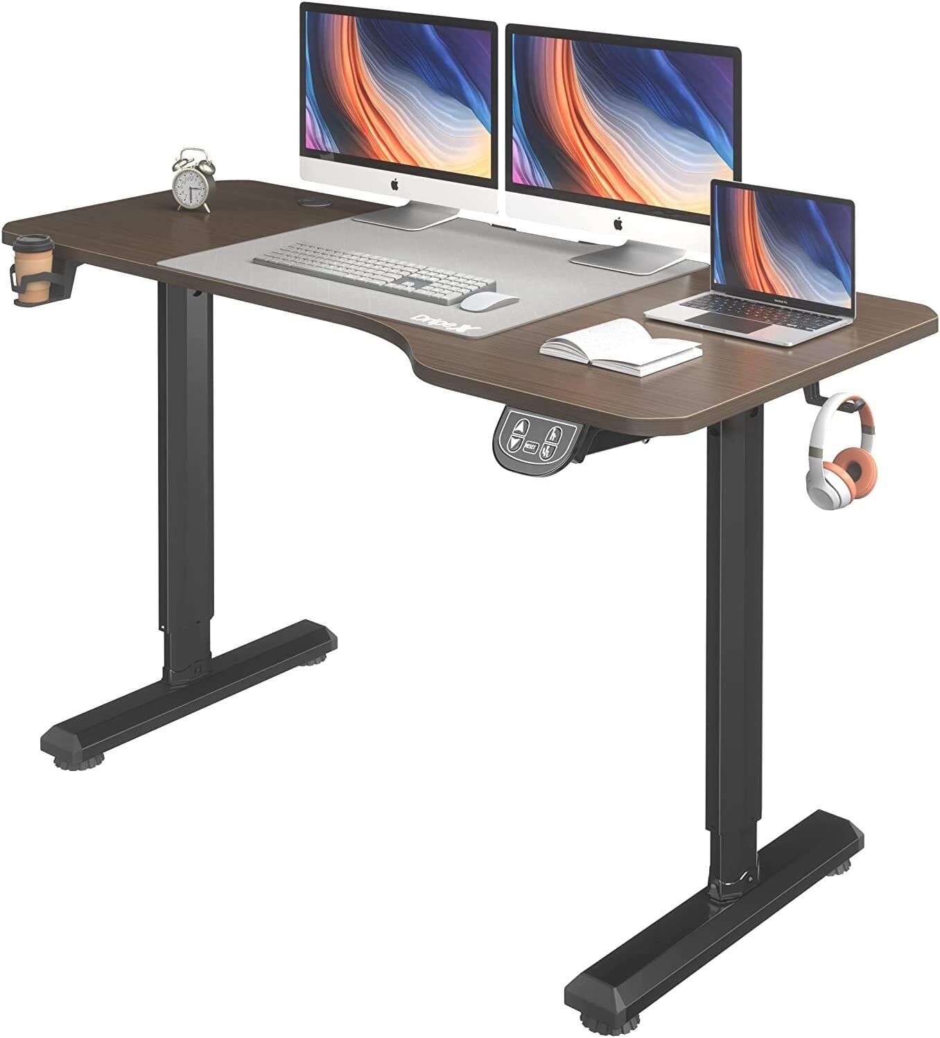 Electric Standing Desk Height Adjustable Sit to Stand Table Computer Workstation - Görsel 2