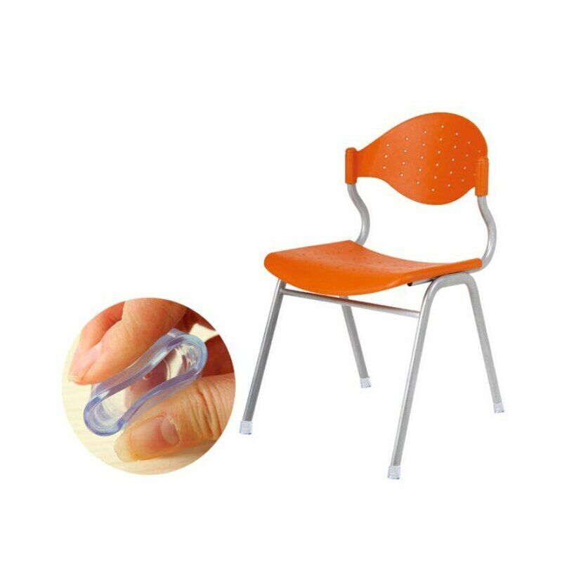 4X Chair Leg Cap Silicon Rubber Feet Floor Protector Pad Furniture Table Cover - Görsel 5