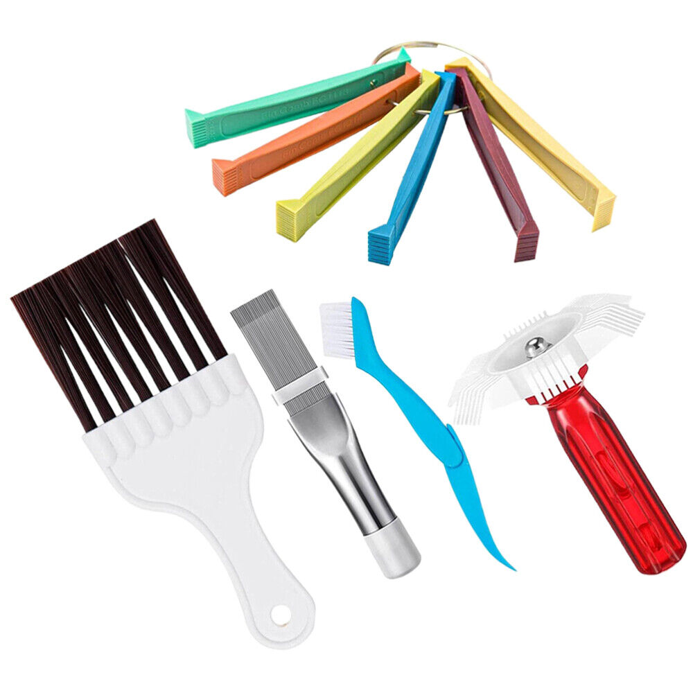 Metal Brush Air Conditioner Cleaner Radiator Fin Straightener Detergent Comb - Görsel 9