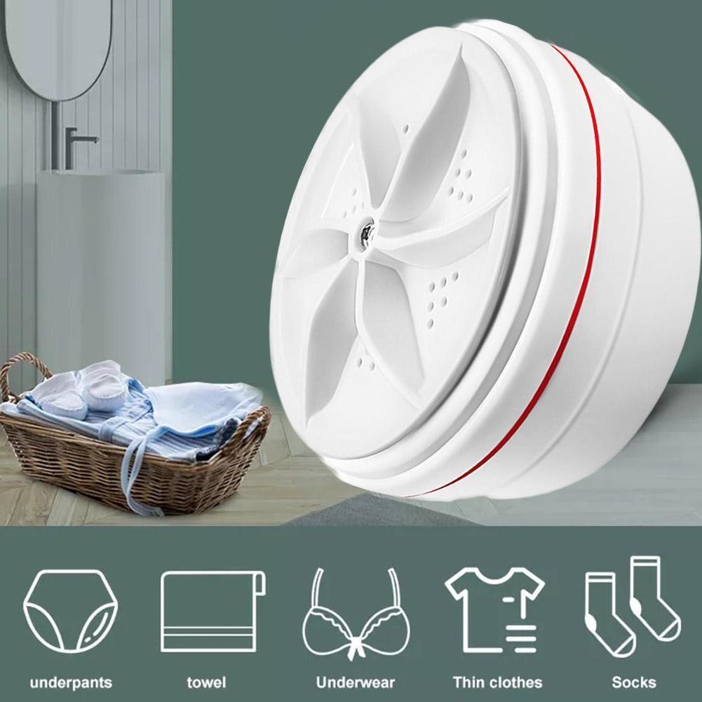 Turbo-Ultraschall-Waschmaschine Wäsche Portable Travel Washer Air Bubble - Görsel 1