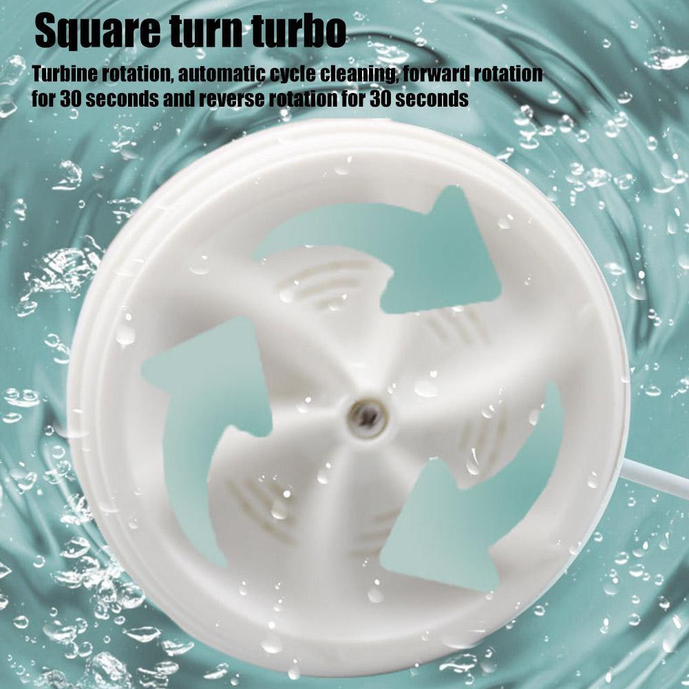 Turbo-Ultraschall-Waschmaschine Wäsche Portable Travel Washer Air Bubble - Görsel 3