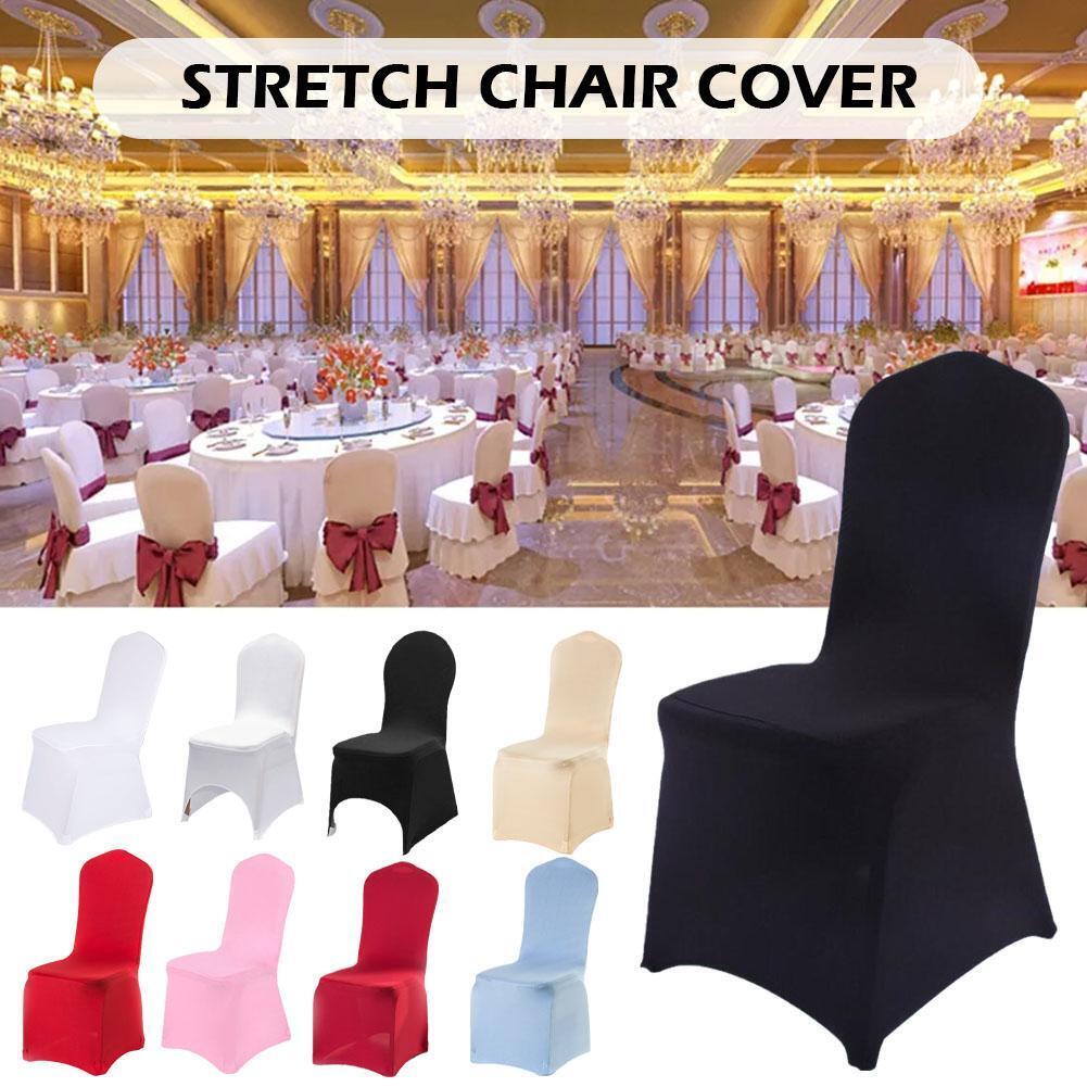 Wedding Chair Covers Spandex Stretch Slipcover For Restaurant Banquet Z2Y1 - Görsel 1