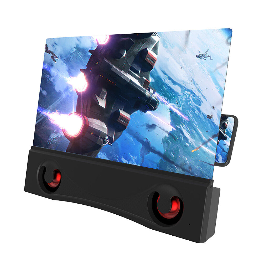 Bluetooth Handsfree Speaker Phone Stand Amplifier 3d HD Video Screen Amplifier - Görsel 4