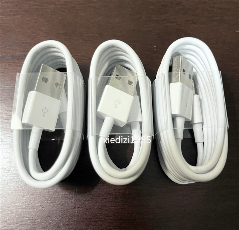 3-PACK OEM USB Data Fast Charger Cable Cord For Apple iPhone 5 6 7 8 X 11 12 MAX - Görsel 2