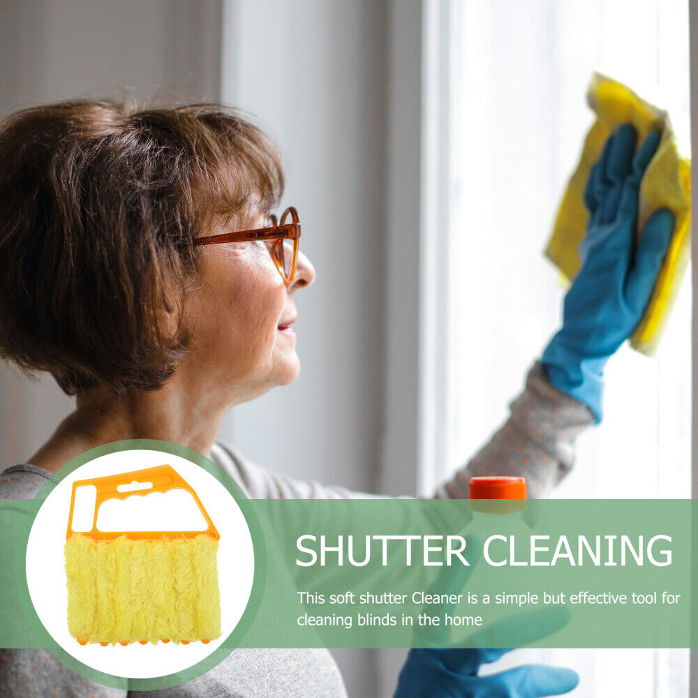 Fan Cleaning Tool Microfiber Blind Brush Blinds Cleaner Duster Detergent - Görsel 2