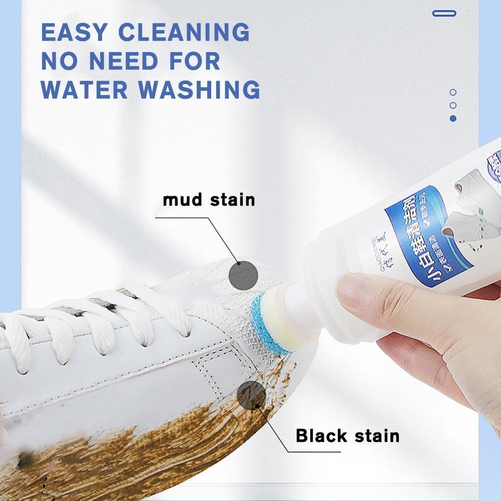 No-Wash Sneaker Cleaner White Shoe Cleaning Agent 100ml Quick Clean Dirty 5R3W - Görsel 2