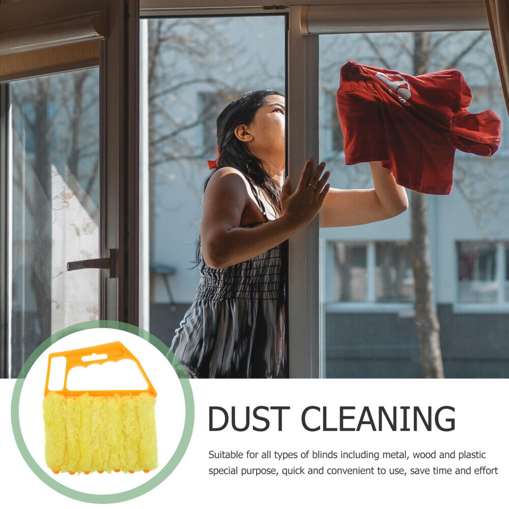 Fan Cleaning Tool Microfiber Blind Brush Blinds Cleaner Duster Detergent - Görsel 10