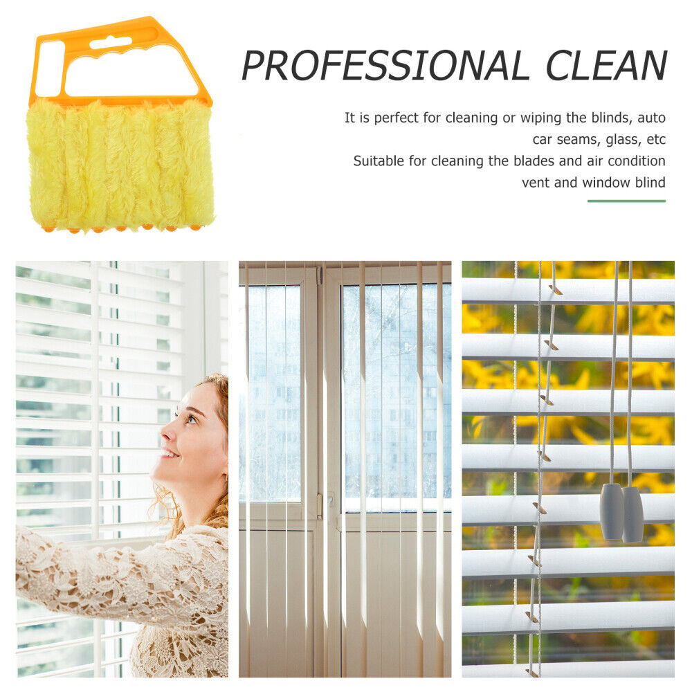 Fan Cleaning Tool Microfiber Blind Brush Blinds Cleaner Duster Detergent - Görsel 11