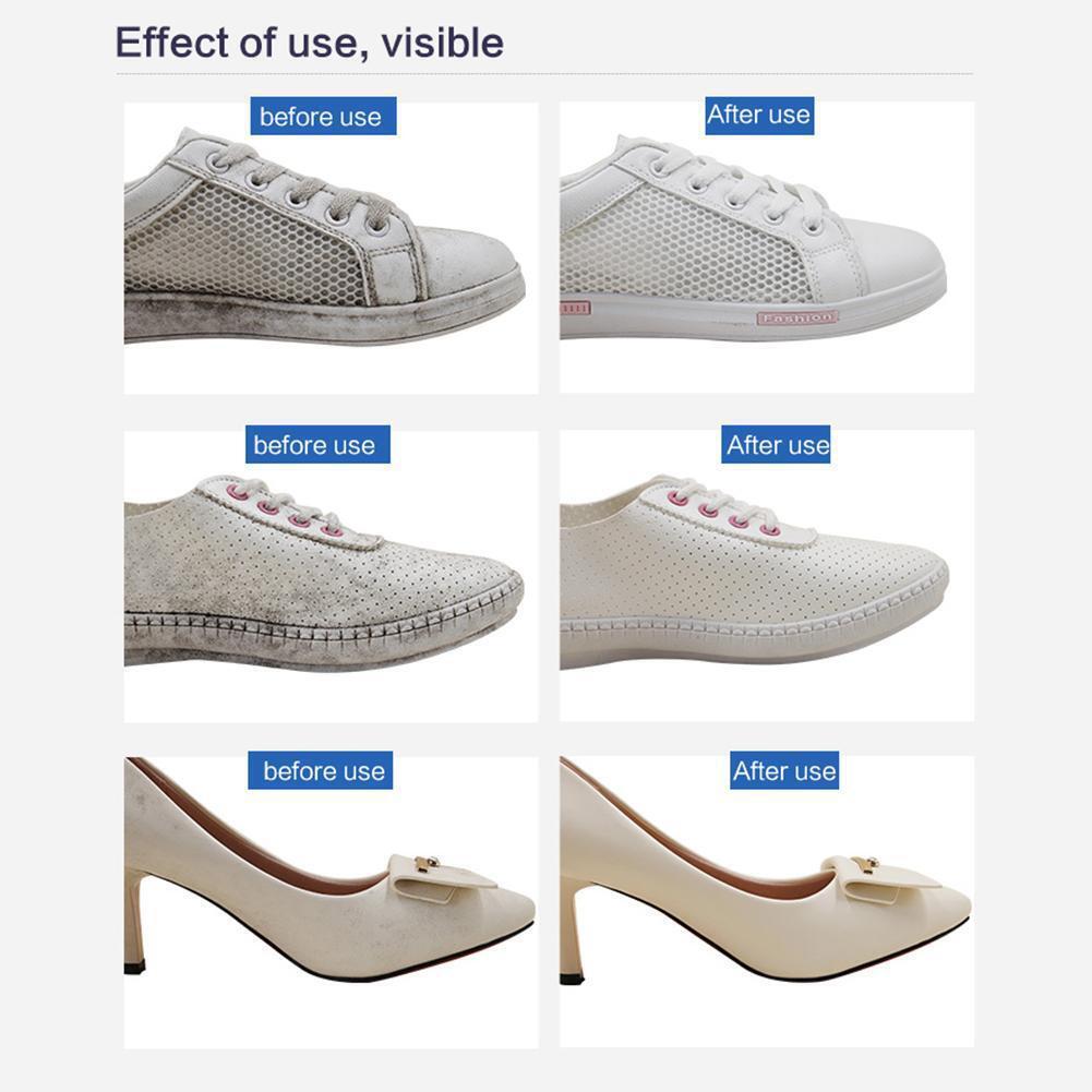 No-Wash Sneaker Cleaner White Shoe Cleaning Agent 100ml Quick Clean Dirty 5R3W - Görsel 7
