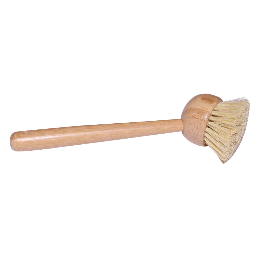 1PC Dish Cleaning Brush Bowl Washing Cleaning Brush Dish Brush with Handle - Görsel 1