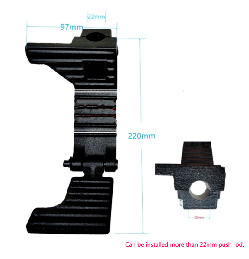 Pedals Micro-digging Walking Pedals For Kubota 30 Xugong 18 Excavator Part - Görsel 6