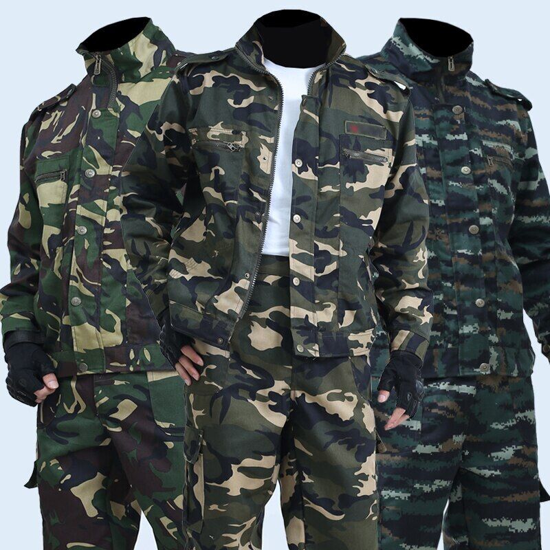 2023  New Spring and Autumn Camo Uniform Durable Work Clothes - Görsel 2