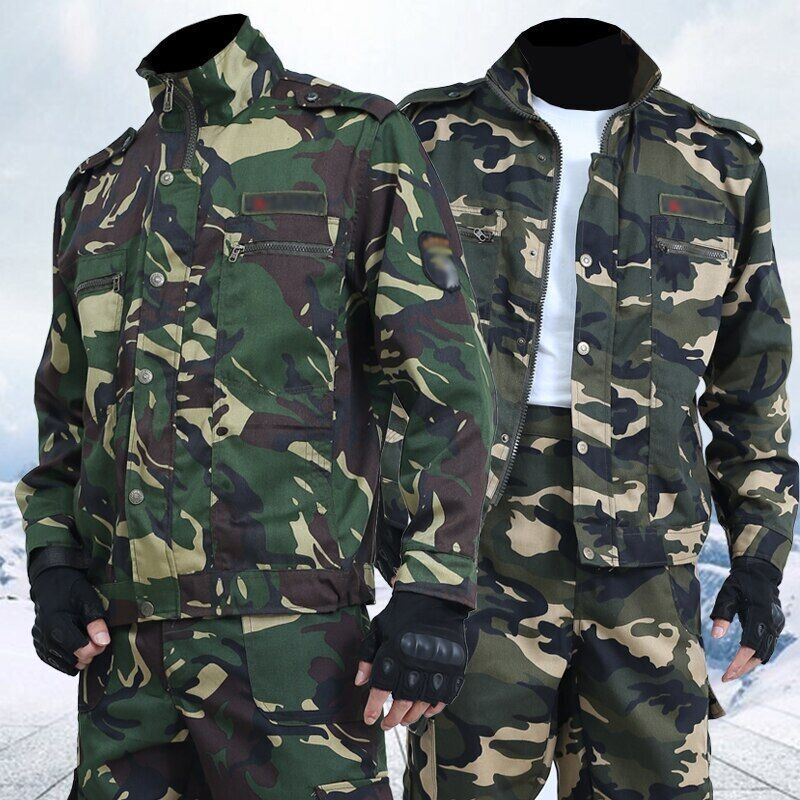 2023  New Spring and Autumn Camo Uniform Durable Work Clothes - Görsel 3