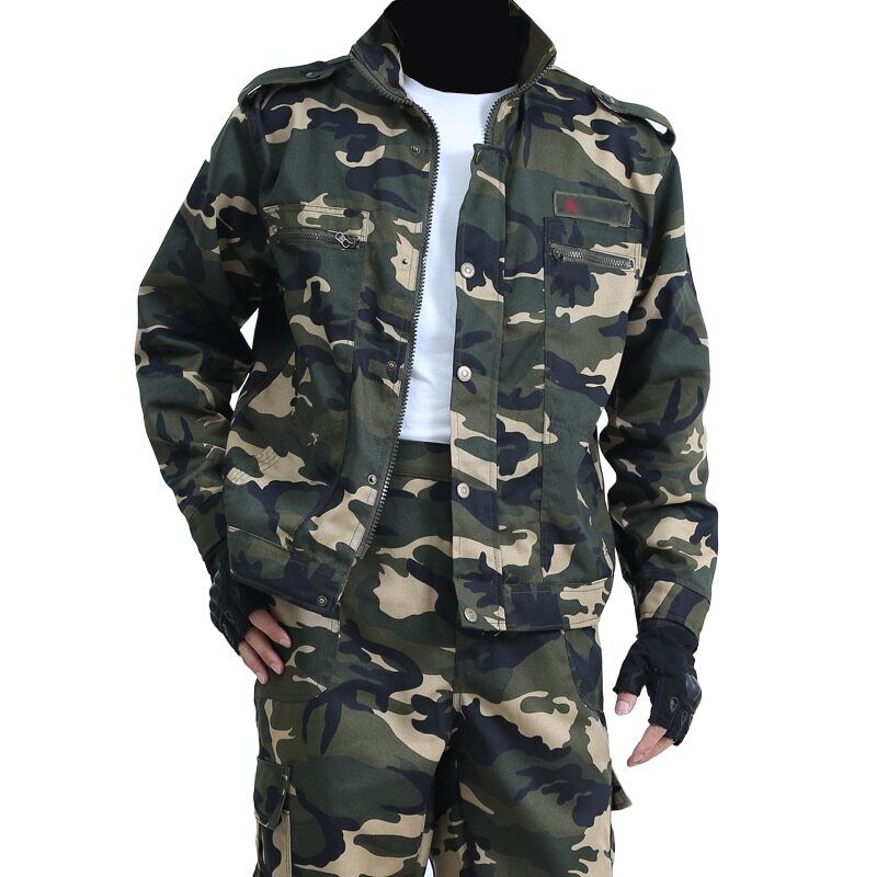 2023  New Spring and Autumn Camo Uniform Durable Work Clothes - Görsel 4