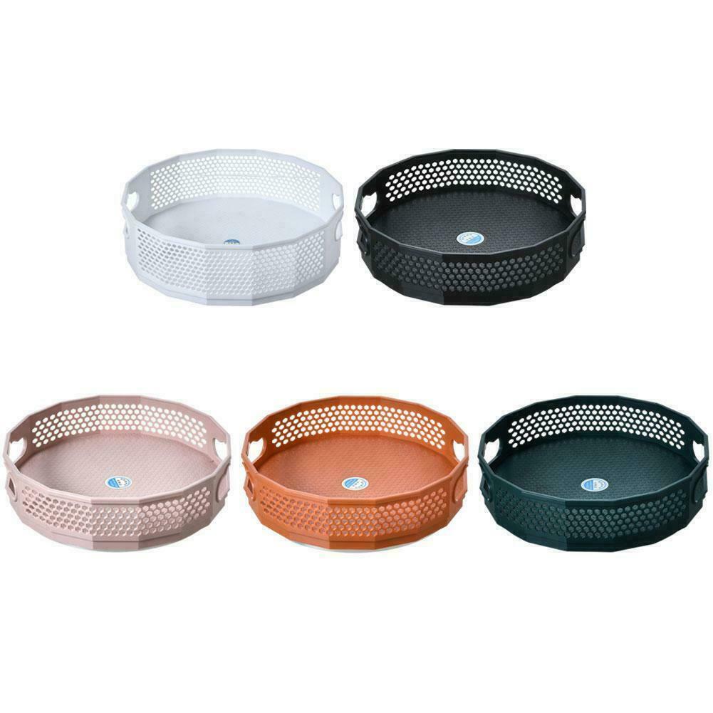 Kitchen Rotating Shelf Cupboard Spice Jars Dispenser Storage Tray Organiser D2G3 - Görsel 6