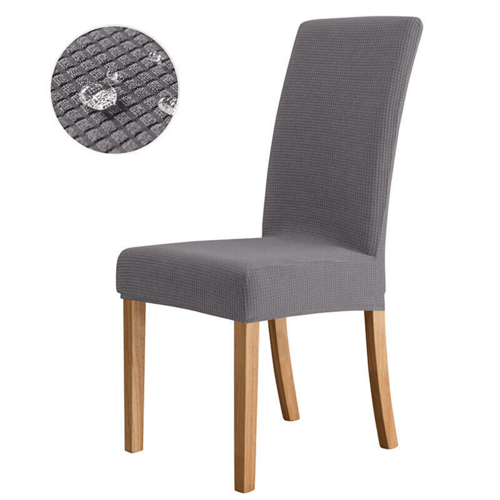 Universal Stretch Chair Covers Waterproof 1 2 4 6 Pieces Spandex Dining Room New - Görsel 9