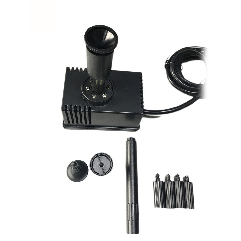 7W Submersible Water Pump with LED Lights Garden Pond Pool Aquarium Fountain - Görsel 3