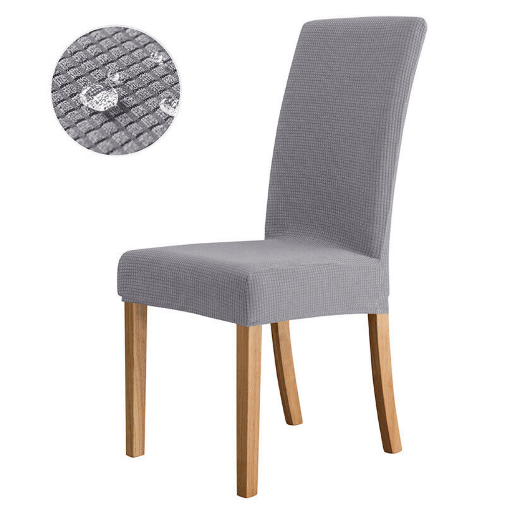Universal Stretch Chair Covers Waterproof 1 2 4 6 Pieces Spandex Dining Room New - Görsel 10