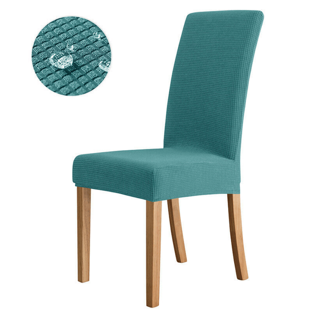Universal Stretch Chair Covers Waterproof 1 2 4 6 Pieces Spandex Dining Room New - Görsel 11