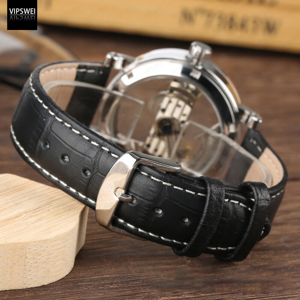 Original Hollow watch Luxury Swiss Men Automatic Mechanical Tourbillon watches - Görsel 2