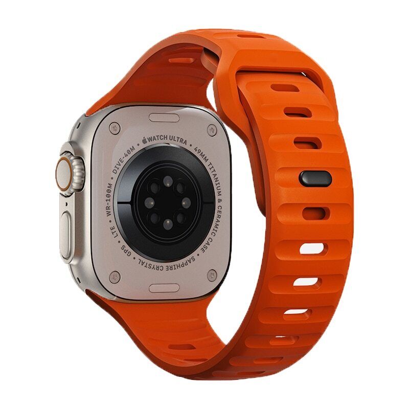 Silicone Sport Strap Band For Apple Watch Series Ultra 8 7 SE 6 5 iWatch 49mm - Görsel 5