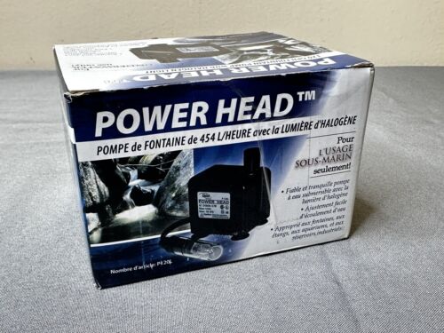 Alpine Power Head Statuary Pump 120 gph With Light - P120L - BRAND NEW - Görsel 3
