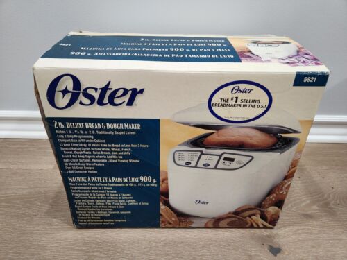 OSTER 5821 BREADMAKER 2 LB DELUXE BREAD & DOUGH MAKER MACHINE NEW IN BOX - Görsel 2