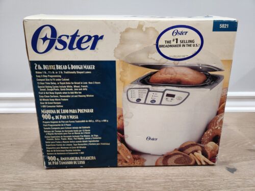 OSTER 5821 BREADMAKER 2 LB DELUXE BREAD & DOUGH MAKER MACHINE NEW IN BOX - Görsel 8