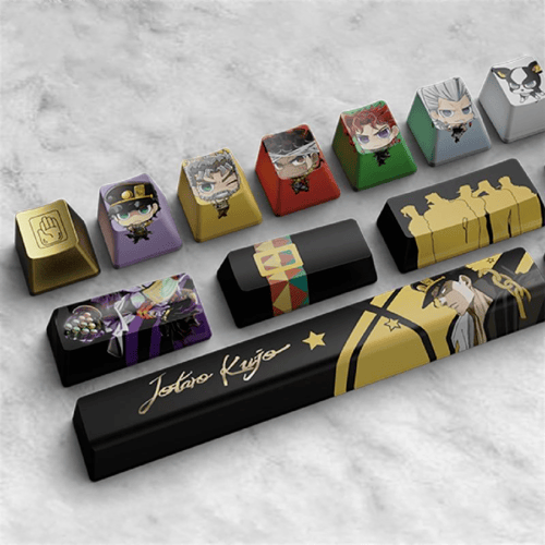 JoJo's Bizarre Adventure Stardust Crusaders Key Cap Mechanical Keyboard Keycap - Görsel 3