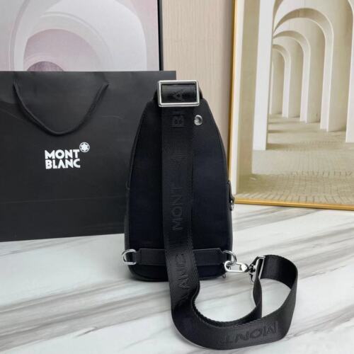 Mǒntblanc Montblanc Men's small Sling Bag chest bag crossbody bag - Görsel 2