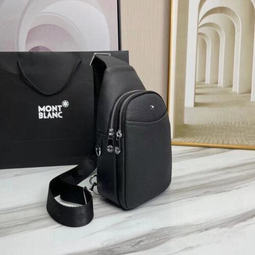 Mǒntblanc Montblanc Men's small Sling Bag chest bag crossbody bag - Görsel 3