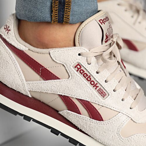 Reebok Classic Leather Men’s Athletic Sneaker Training Shoe Wheat Trainer #525 - Görsel 3