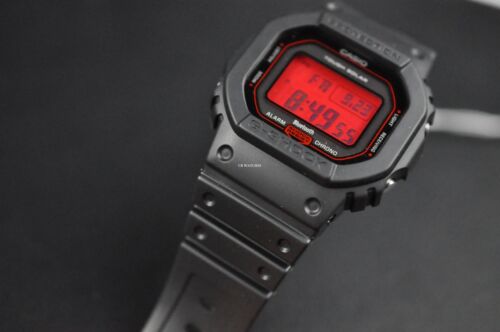 CASIO G-SHOCK Black & Red GW-B5600AR-1 Solar Radio Men's Watch New in Box - Görsel 7