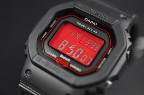 CASIO G-SHOCK Black & Red GW-B5600AR-1 Solar Radio Men's Watch New in Box - Görsel 8