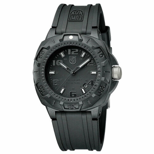 Luminox Men's Watch Sentry 0200 Series Quartz Black Rubber Strap 0201.BO - Görsel 4