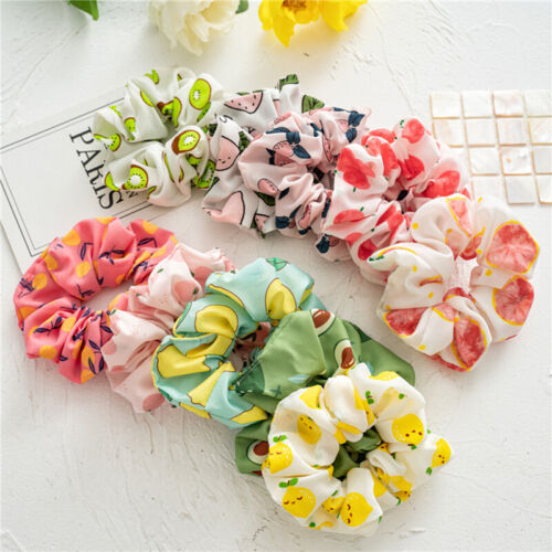 Daisy Floral Bow Scrunchies Hair Band Elastic Hair Ties Rope  Ponytail Scarf US - Görsel 5