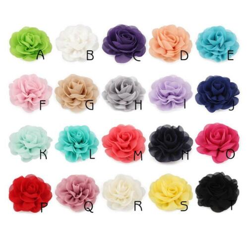 Cloth Rose Flower Hair Clips Corsage Barrette DIY Party Bride Hair Accessories - Görsel 4