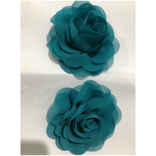 Cloth Rose Flower Hair Clips Corsage Barrette DIY Party Bride Hair Accessories - Görsel 5
