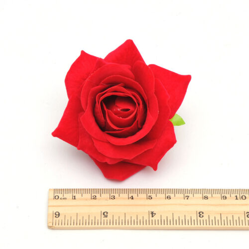 Cloth Rose Flower Hair Clips Corsage Barrette DIY Party Bride Hair Accessories - Görsel 7
