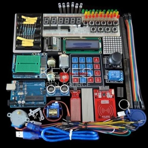 Complete Starter Kit for Arduino Uno R3 - Uno R3 Breadboard and holder - Görsel 1