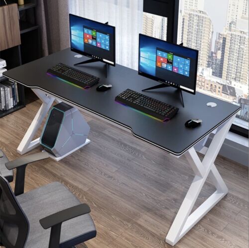 Homcom 920-013 Computer Desk Home Office Workstation - Black - Görsel 2