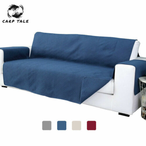 1/2/3/4 seater sofa Couch Cover Furniture Protector Removable Armrest Slipcovers - Görsel 1